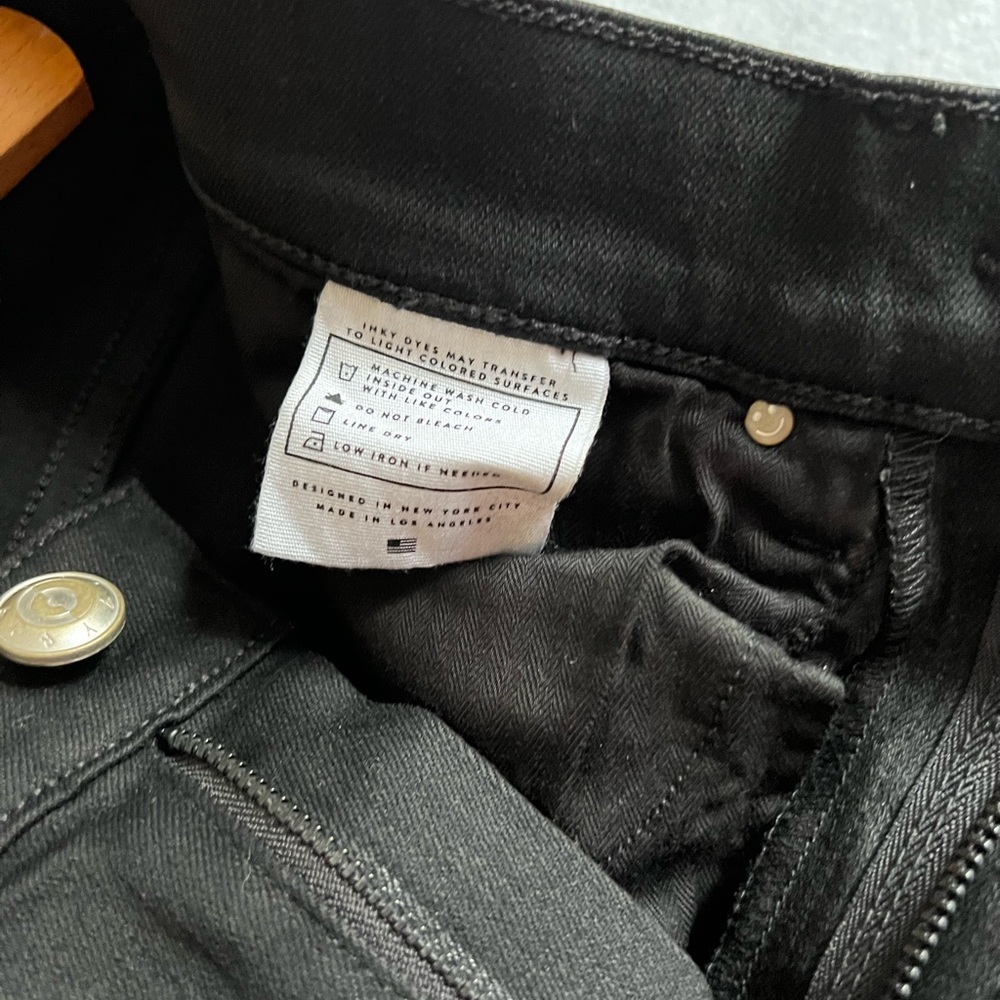 AYR “The Shade” Black Straight Leg Jeans size 27 - Picture 8 of 9